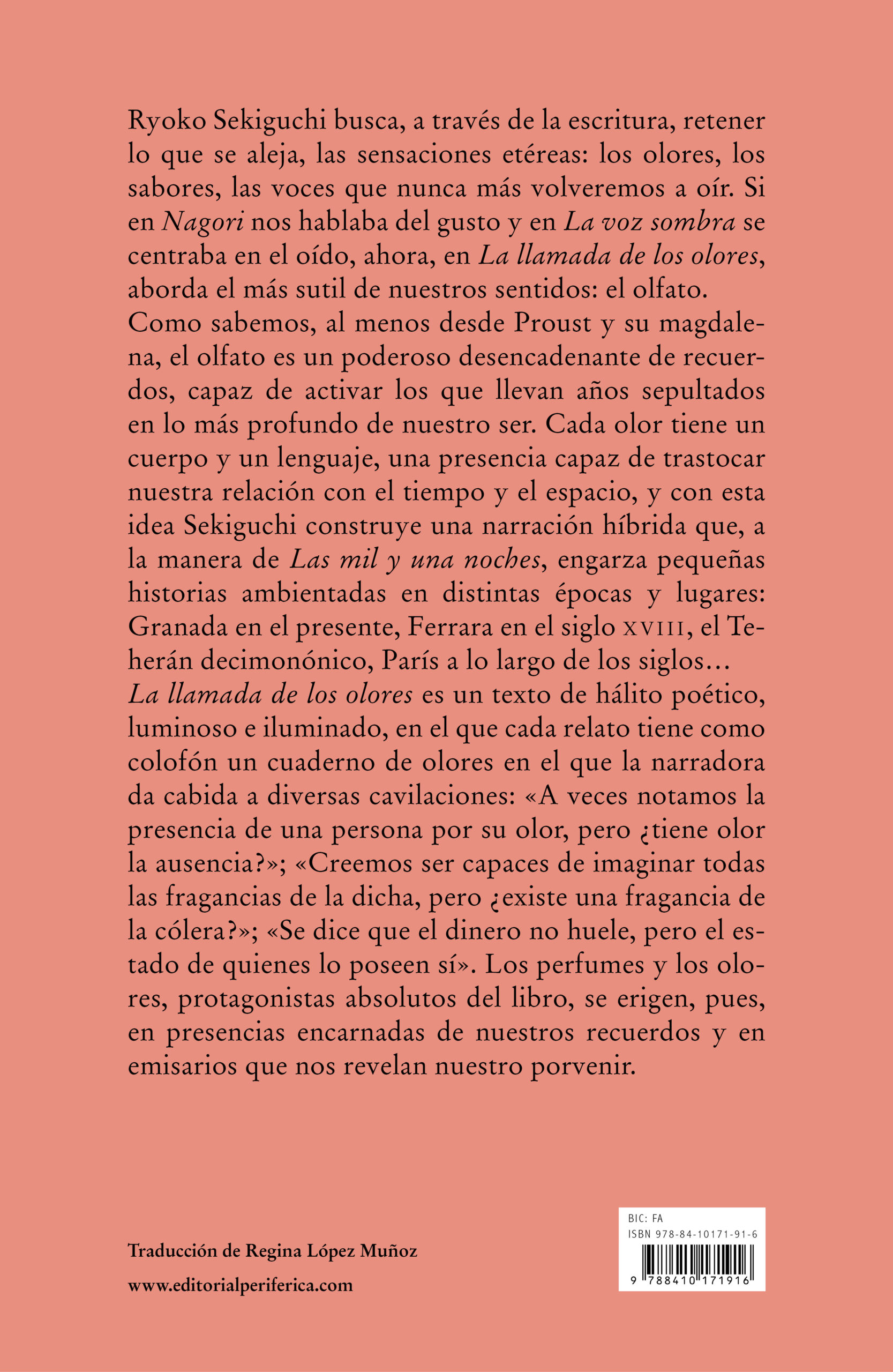 LLAMADA DE LOS OLORES, LA-1